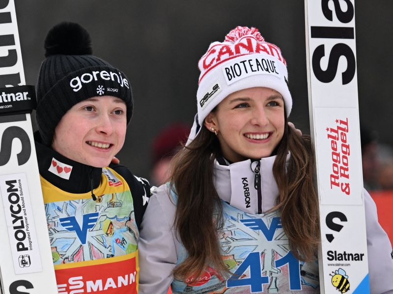 Kar je Nika Prevc podarila veliki tekmici, je hit – zato jo imajo vse rade