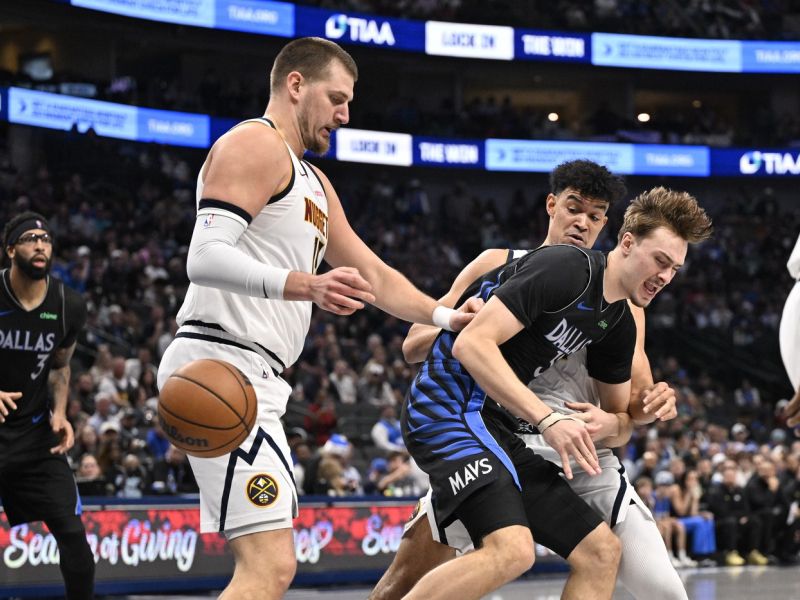 Glejte, kaj je Dončićev naslednik naredil Jokiću - drama na tekmi Dallasa