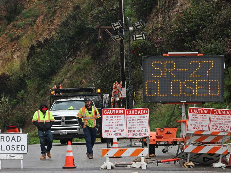 Izredne razmere v Kaliforniji, za božič udarilo novo hudo neurje