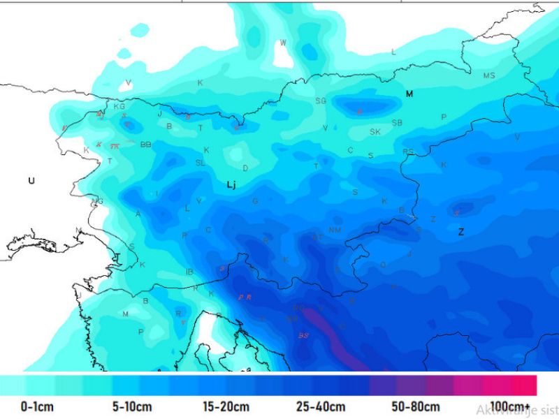 Meteorolog Velkavrh razkriva, kje bo zapadlo največ snega