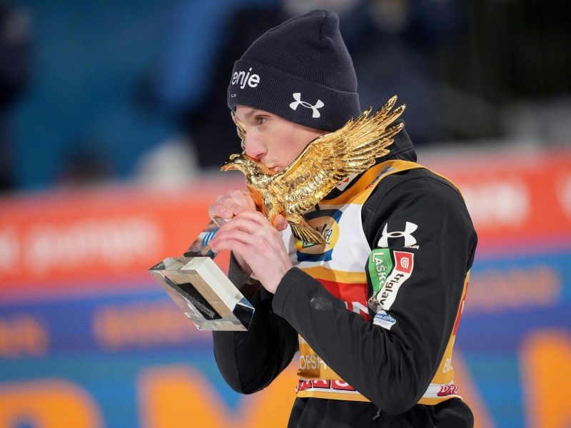 Domen Prevc po veliki zmagi osupnil s pojasnilom, noro, kaj je dejal