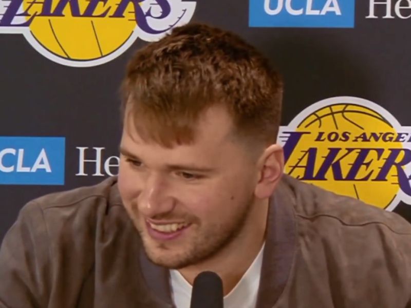 Ko bom star kot LeBron, bom verjetno ... Šaljivec Dončić nasmejal Američane