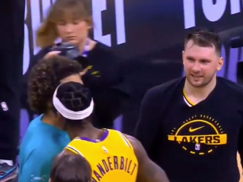 Mahnil ga je, Dončić v središču obračunavanja: Kamera posnela vse