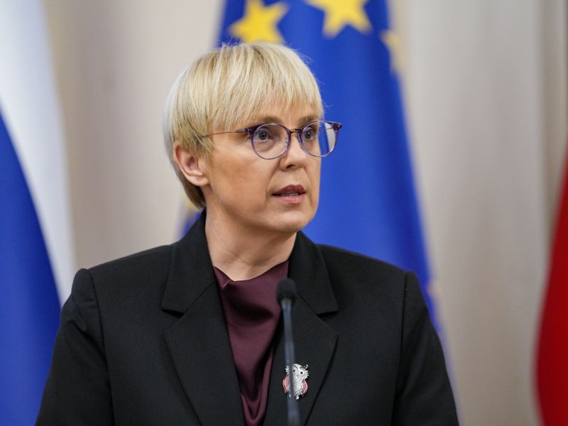 Predsednica po nesreči že doma, utrpela naj bi zlom ključnice