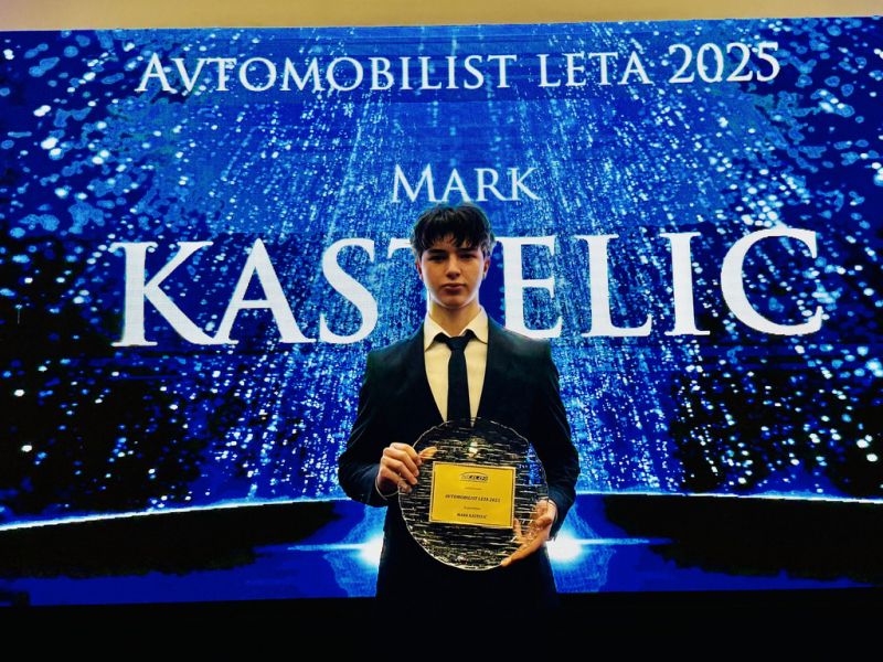 Mladi dirkač Mark Kastelic navdušuje: Letos morda tudi proti Rossiju