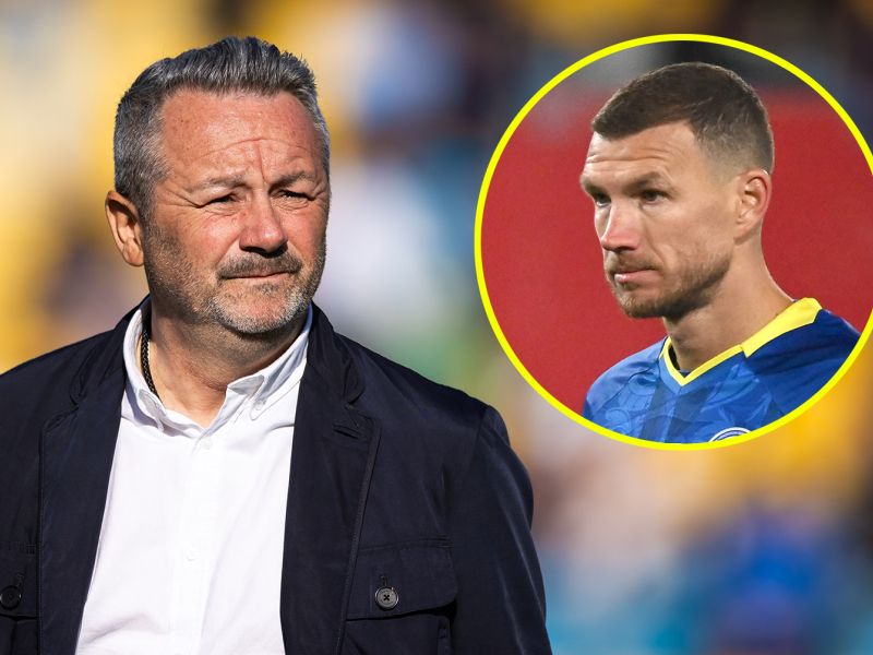 Džeko pri Stojanoviću? Evforija v Sarajevu, potem pa razkritje in resnica