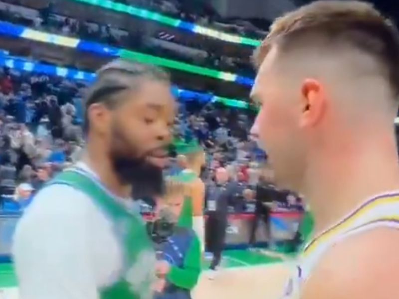 Lukov pozdrav z nekdanjimi soigralci zato postal hit, Jason Kidd pa ...