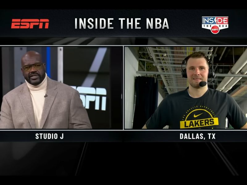 Shaq z Dončićem govoril slovensko: Posnetek hit, O'Neal se je lomil (video)