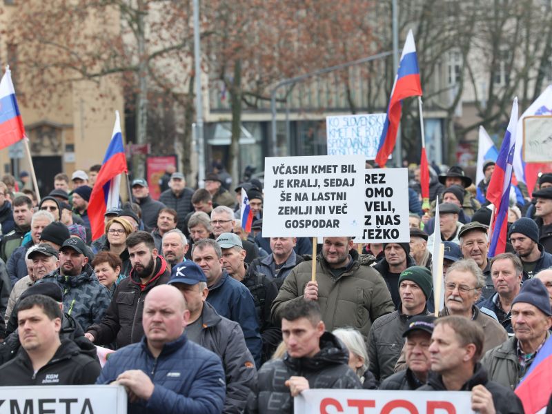 Ultimat slovenskih kmetov: Ministrstvo ima čas do 10. marca