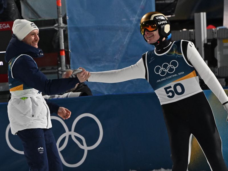 Prevc za potolčenega Laniška storil nekaj izjemnega pred tekmo parov