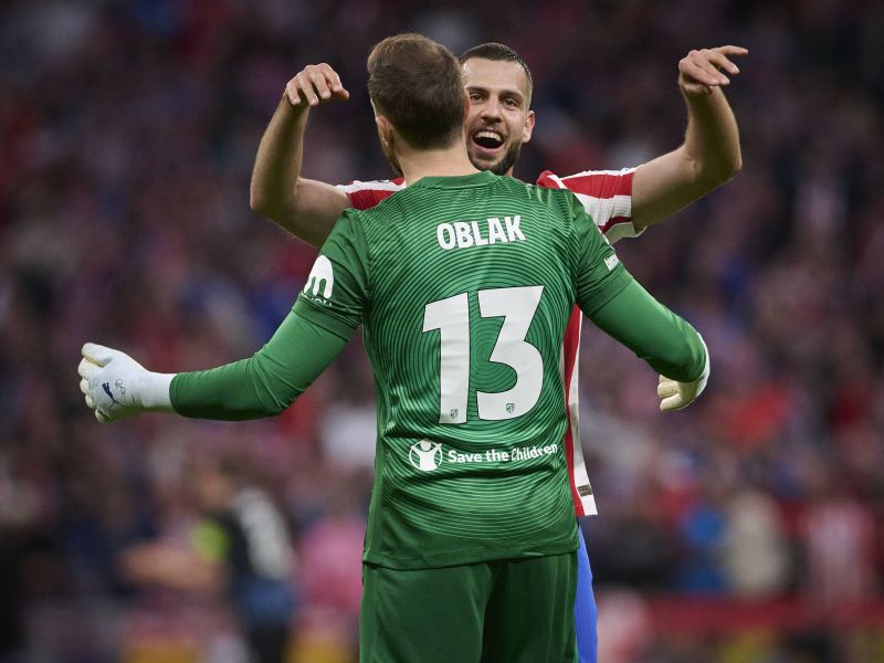 Oblak s podajo za gol Atletica, nato še z noro obrambo (video)