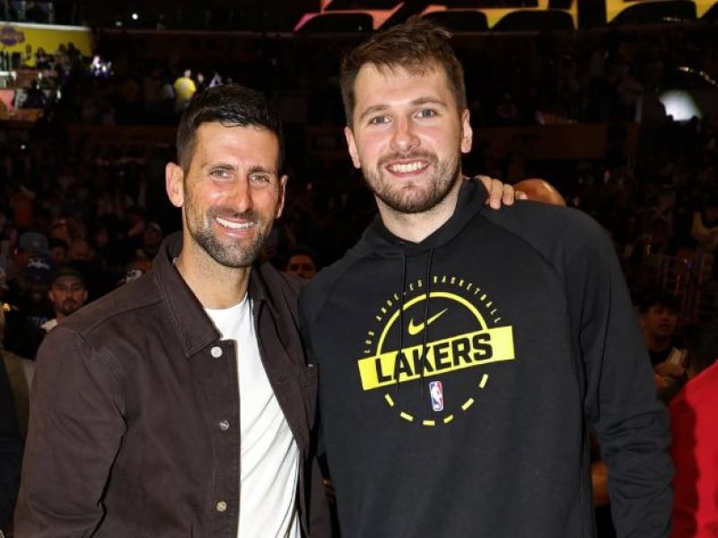 Kar je NBA naredila Dončiću in Đokoviću ob tej fotki, pove vse