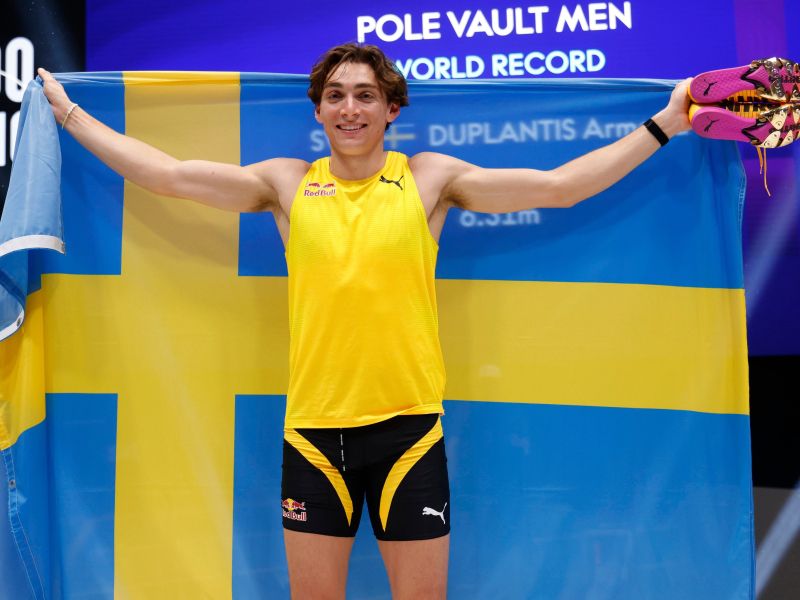 Duplantis na domači grudi spet presegel samega sebe, že petnajstič