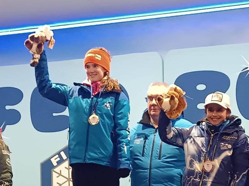 Slovenska smučarka je italijanska prvakinja. Dekle, ki veliko obeta