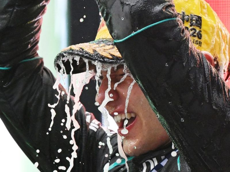 Antonelli na Kitajskem do prvega zmagoslavja v formuli ena na veliki sceni