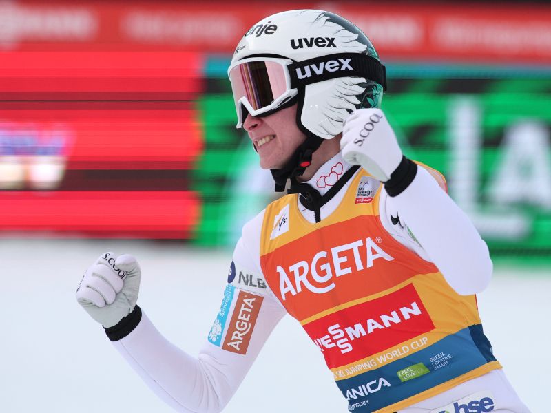 Nika Prevc odhaja - noro, kam, Domen začuden: Naša Nika pač še nima ...