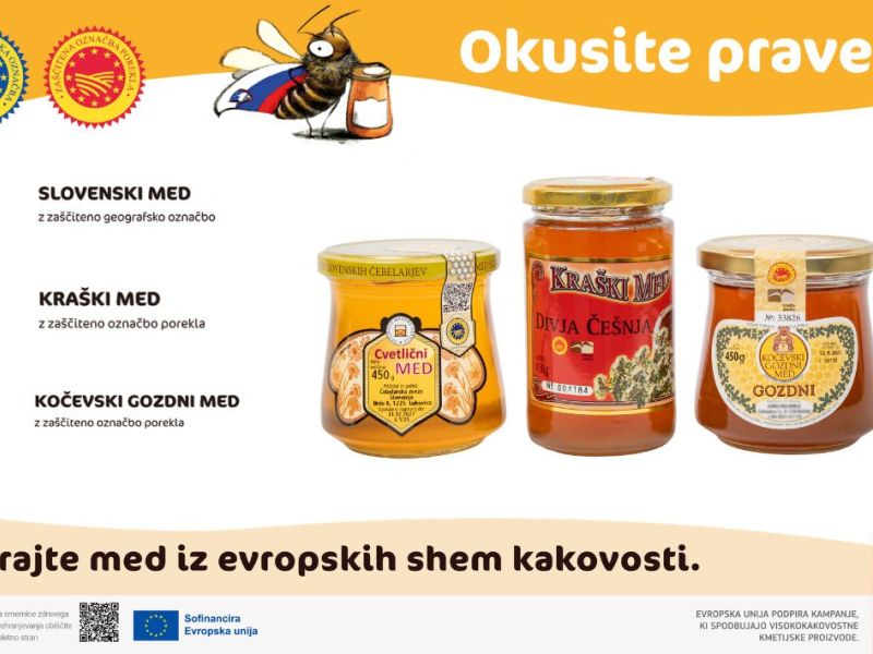 Zaključuje se program promocije zaščitenih medov iz shem kakovosti