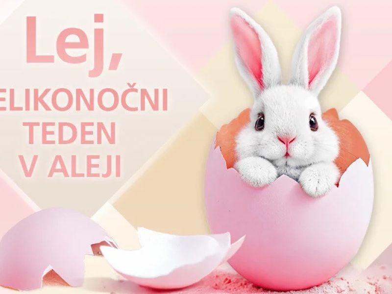 Velikonočni teden v ALEJI:   praznično vzdušje, tradicija in veliki jajčkolov