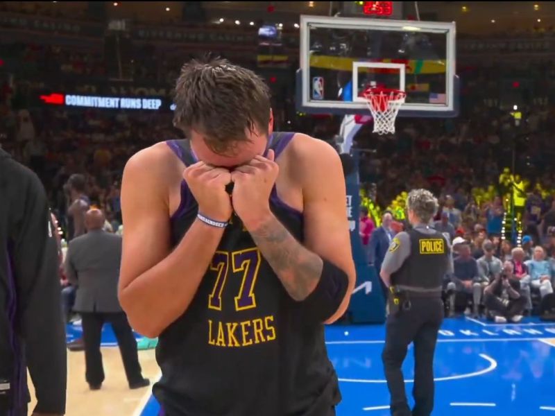 Soigralec Dončića takole zaščitil, reakcija po poškodbi osupnila splet