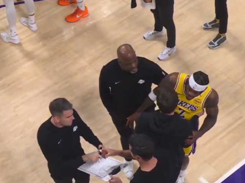 Pri Lakersih počilo: Dončićev soigralec tako nad trenerja, prizori šokirajo