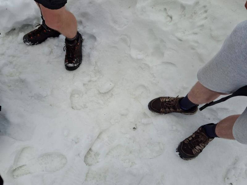 V visokogorje v kratkih hlačah, posredoval je helikoper