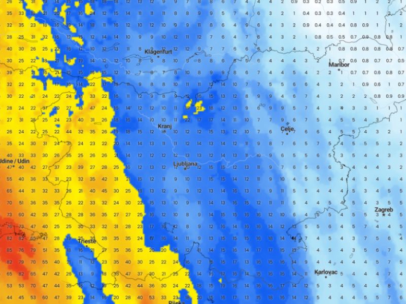 Slovenije se bo dotaknil ciklon: Kaj prinaša?