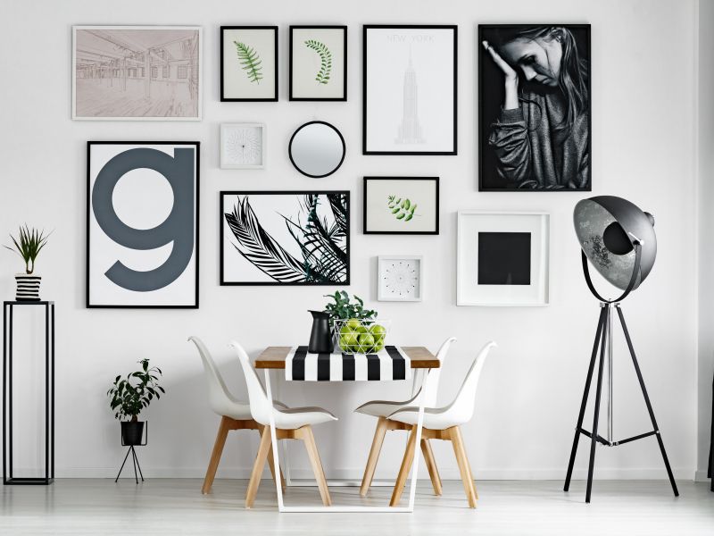 7 idej za prazno steno, ki takoj izstopajo