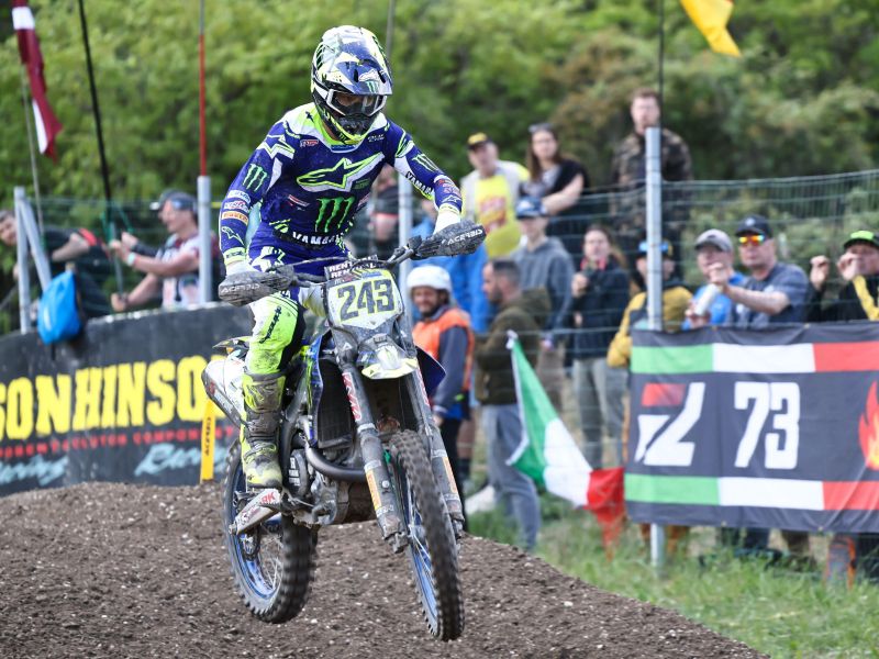 Gajser drugi v Pietramurati, zmaga Herlingsu