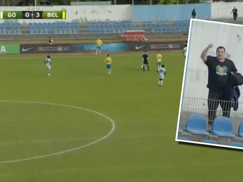 Besni navijač Gorice šokiral regijo - tekma prekinjena, kar je počel ...