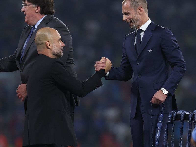 Pep Guardiola poudaril, kar vedno znova poudarja Aleksander Čeferin
