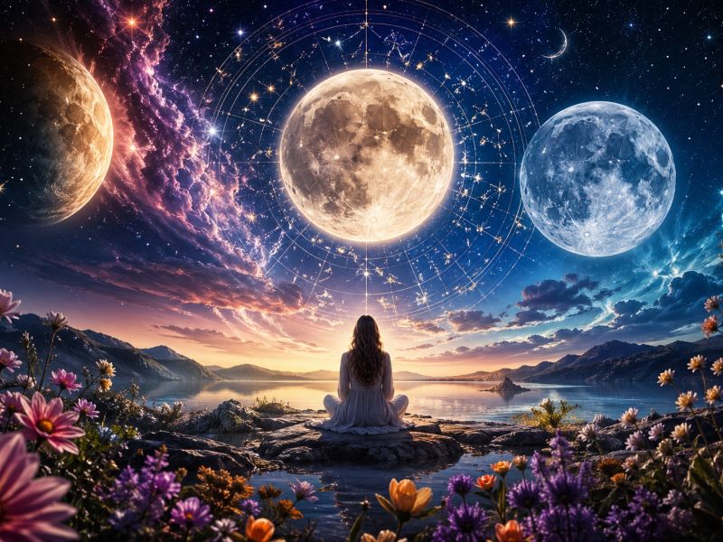 Magični maj 2026: Čas za redko Modro luno in usodne prelomnice