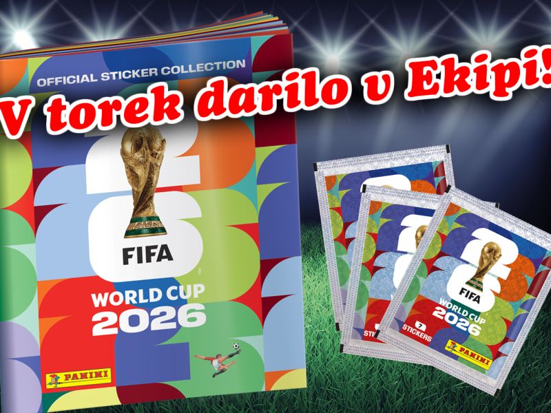 Album 'Fifa World Cup 2026' – ekskluzivno darilo v torkovi Ekipi