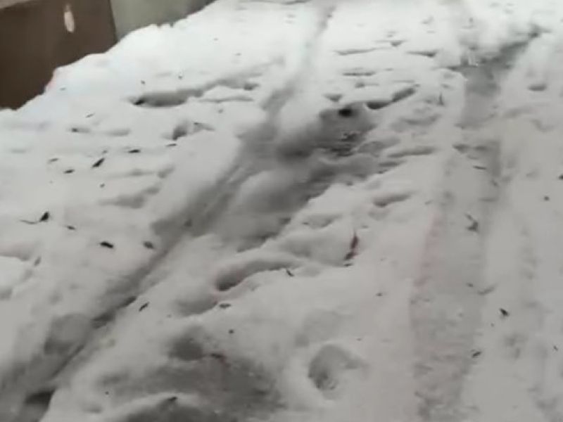 V Italiji toča ustavila promet in pobelila mesta (video)