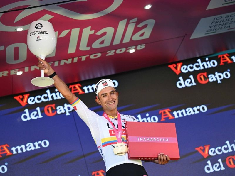 Narvaez zmagovalec četrte etape, Ciccone v rožnatem