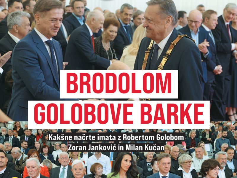 Brodolom barke Roberta Goloba: kakšne načrte imata z njim Janković in Kučan