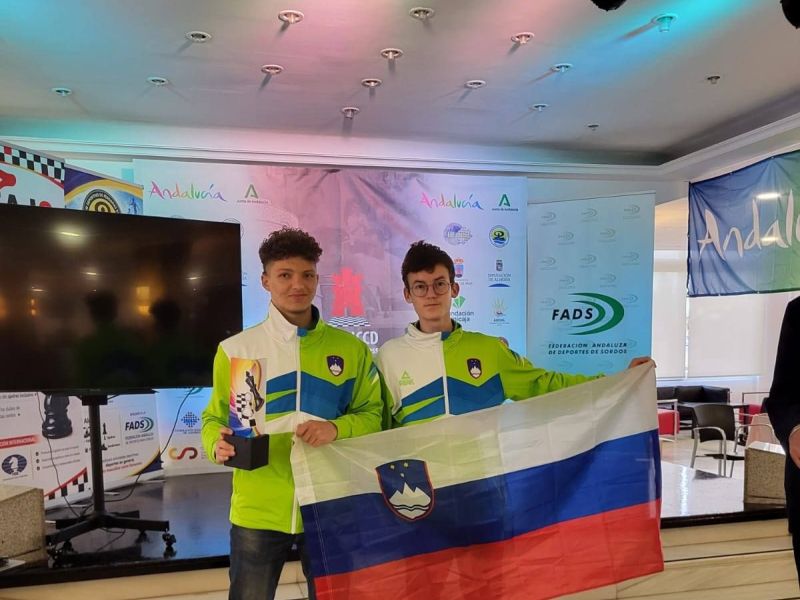 Svetovno prvenstvo gluhih šahistov v znamenju Slovenije