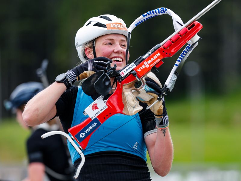 Anamarija Lampič spet dobila nekdanjo tekmico. Odlična tekačica v biatlon
