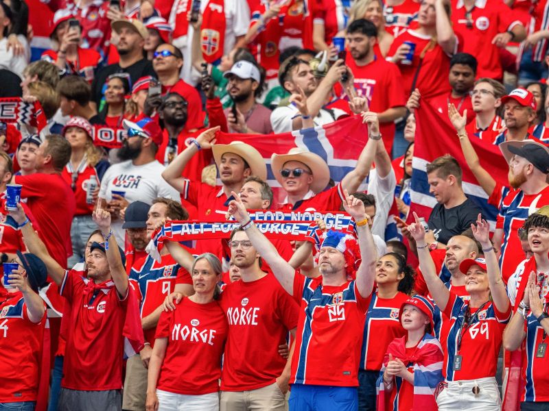Vroča roba: Norveških dresov pred spektaklom z Brazilijo skoraj ni več