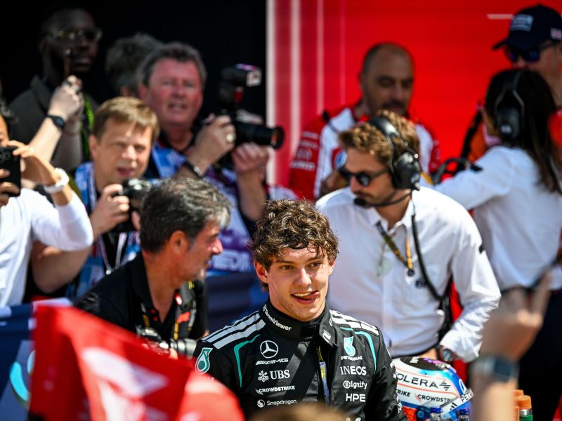 Kimi Antonelli najhitrejši na sprintu v Silverstonu