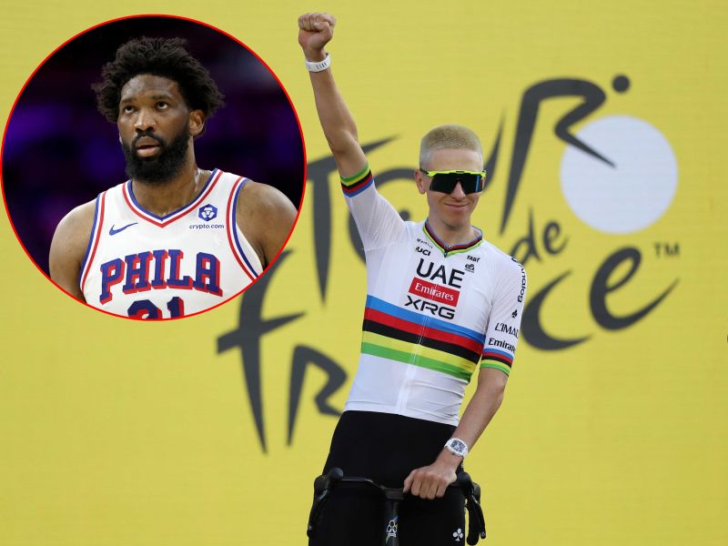 Pogačar dobil noro sporočilo MVP-ja NBA - takole se norčuje iz Vingegaarda
