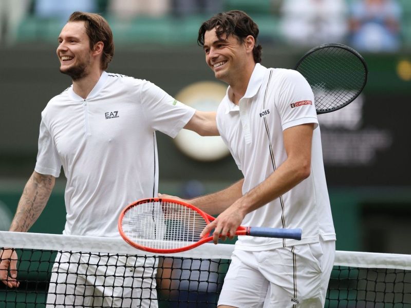 Tudi Cobolli, Fritz in Fery med osem v Wimbledonu