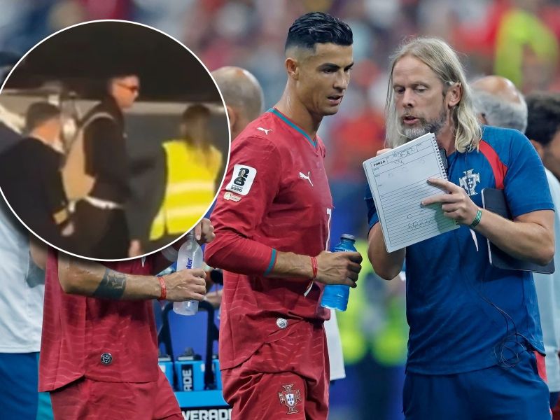 Ronaldo osebju na letališču pokazal pravi obraz, posnetek kroži