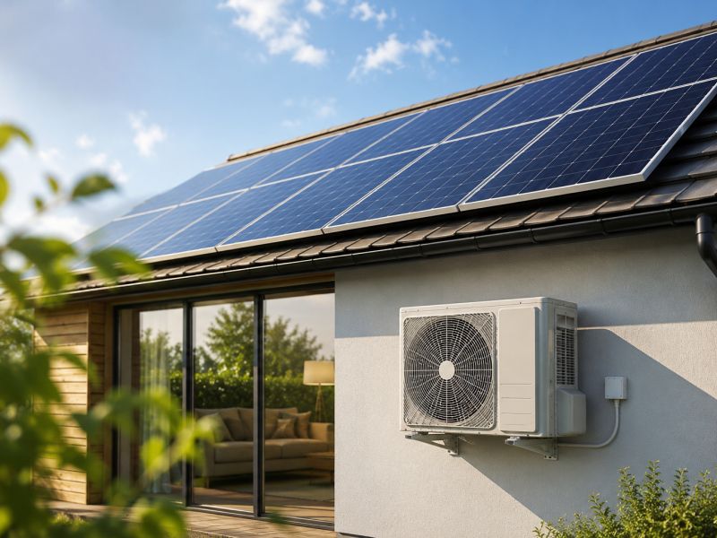 Ali sončna elektrarna poleti zadošča za klimo?