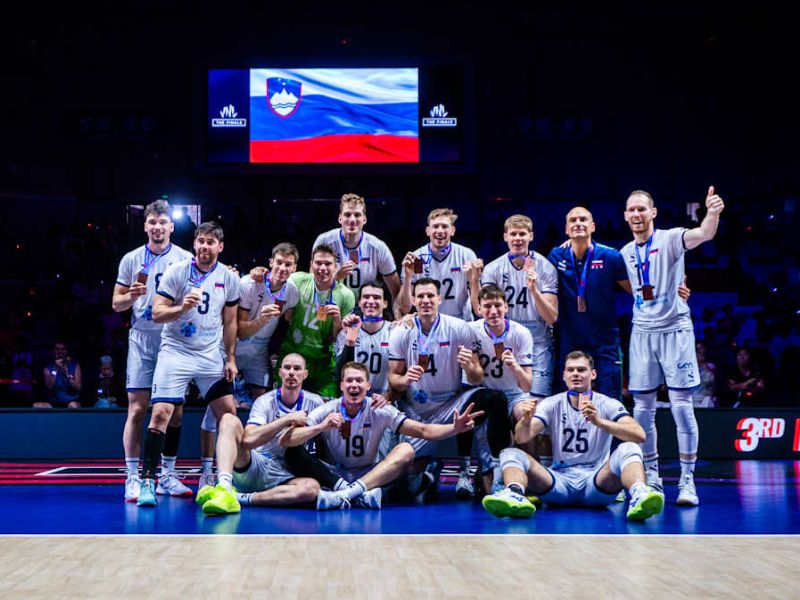 Slovenski odbojkarji premagali Švedsko s 3:0 in vpisali drugo zmago na EP