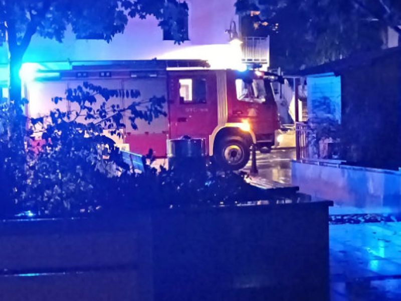 V Bovcu voda zalivala objekte: Pod vodo tudi hotel in kulturni dom