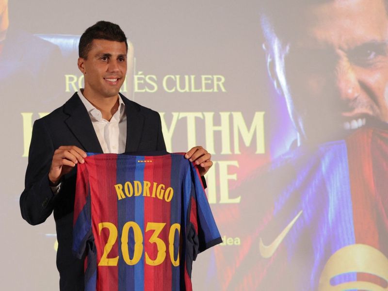 Rodri uradno v katalonskem velikanu: Moje sanje so bile igrati za Barcelono