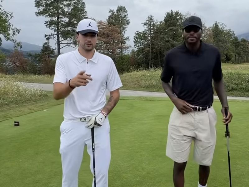 Luka in Lakers takole blesteli na Bledu - golf ali modna revija? (video)