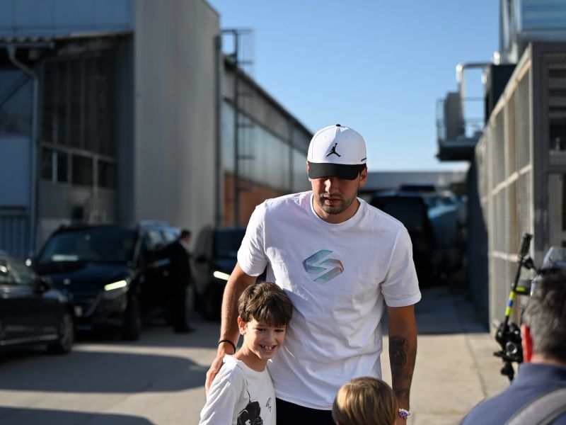 Luka in Austin v BTC-ju - izjemno, kaj počneta, Dončić kar s svojim avtom