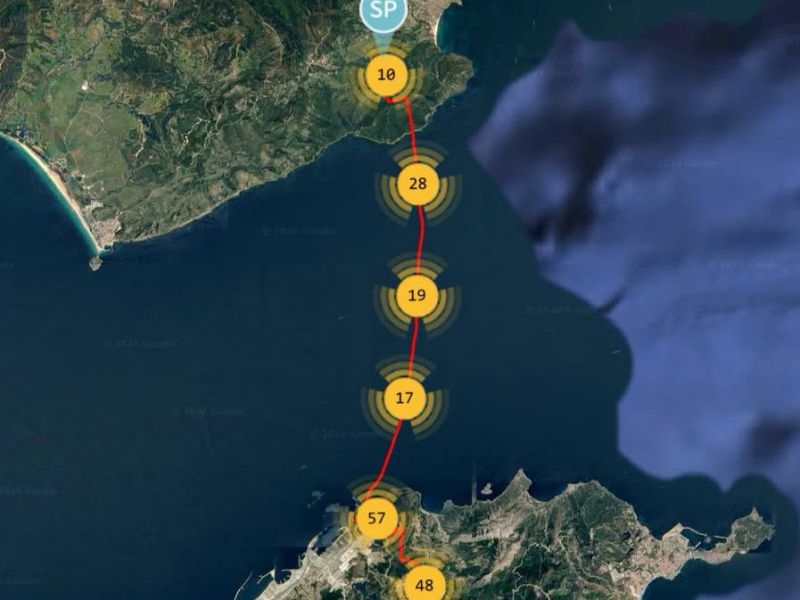 Vsi stiskajo pesti za Lokija: Gibraltarsko ožino preletel v 26 minutah