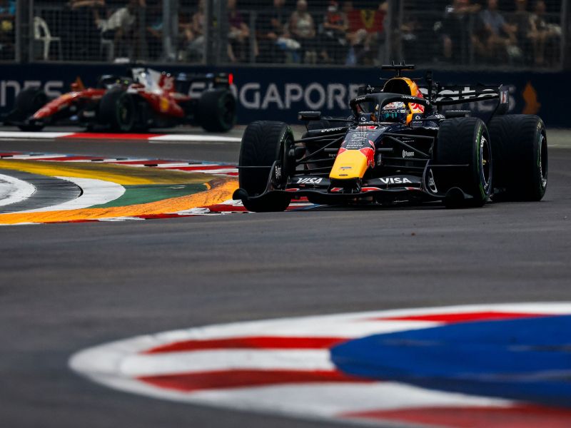 Verstappen zmagal na mokri sprinterski dirki v Singapurju